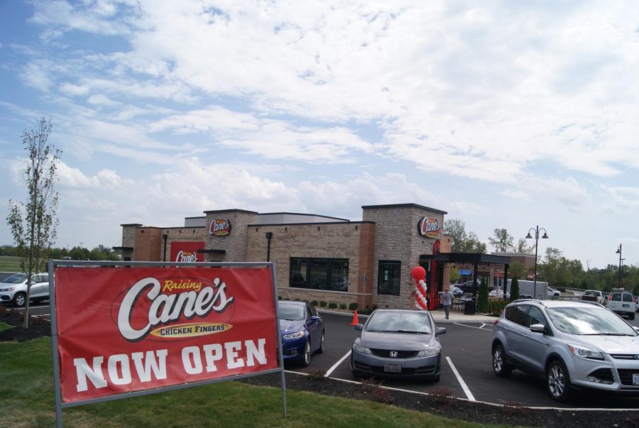 Outside of Canes- now open