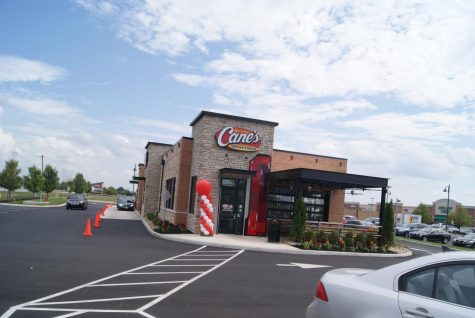 Cane's outside