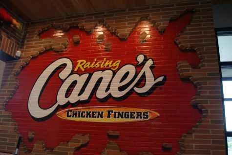 Raising Cane's Chicken Fingers painting