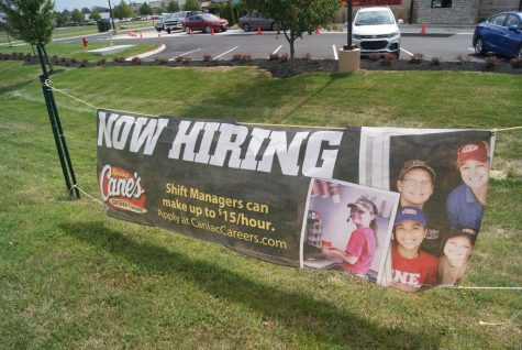 Now hiring sign