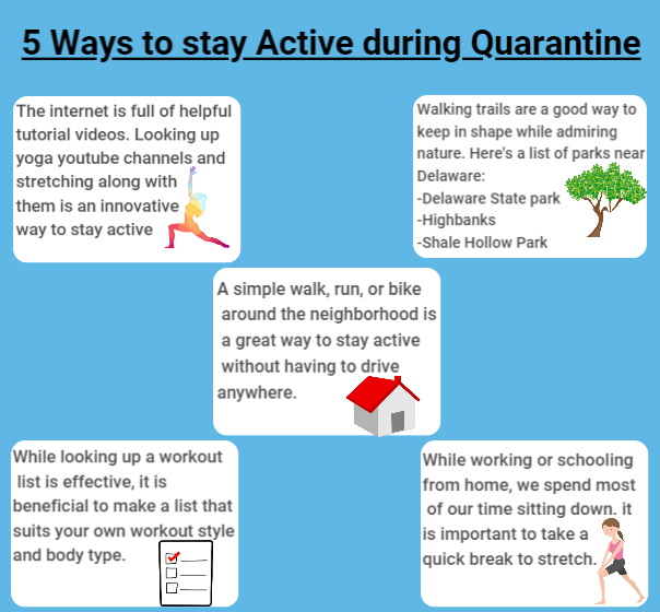 5 ways to stay active during Quarantine