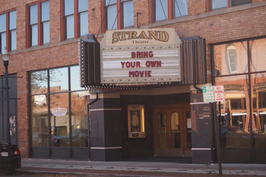 Strand movie theatre marquis