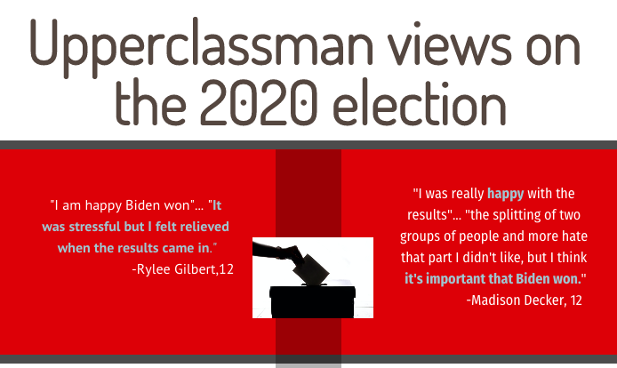 Upperclassman opinions on the 2020 election
