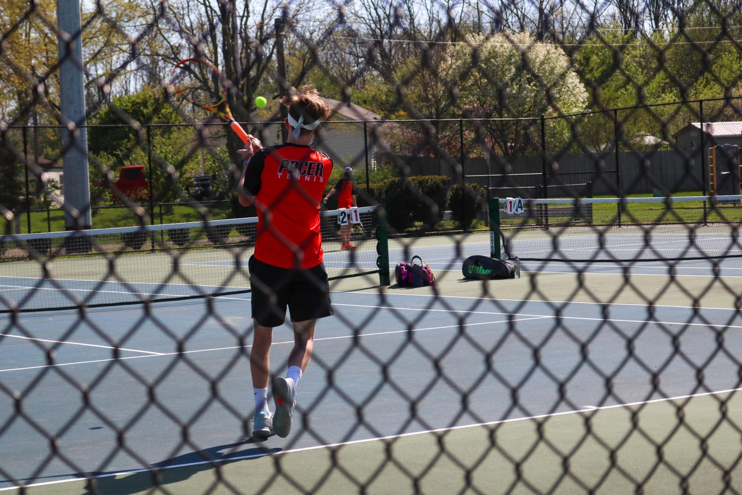 Ryder Kardas takes a hit.