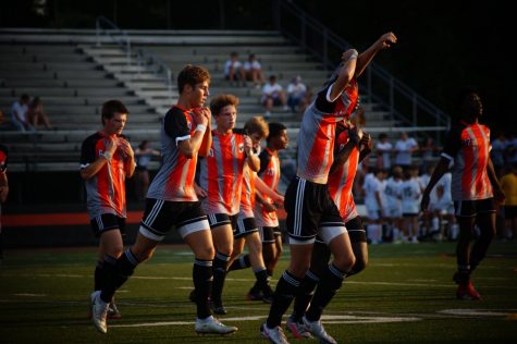 Boys running