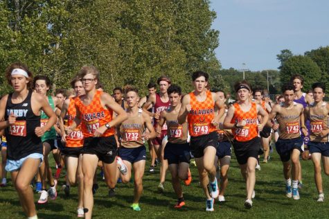 Boys running