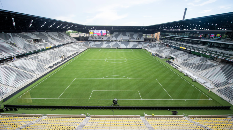 Lower.com Field sits empty, waiting for fans to fill it. The stadium officially hosted its first Crew game on July 3, 2021.