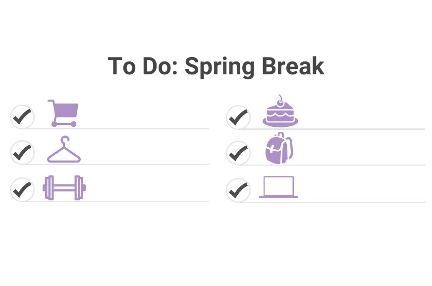 Spring Break checklist