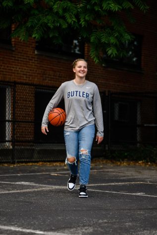 Senior Chloe Jeffers signs to play basketball at Butler University.