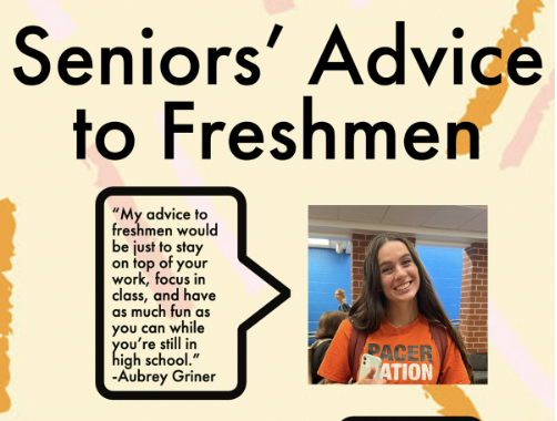 Learn what seniors are saying to freshmen at the start of a new school year.