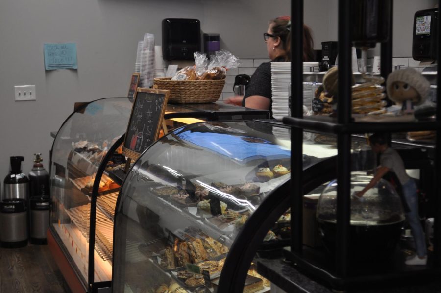 The front counter at Fresh Start Café and Bakery in downtown Delaware.
