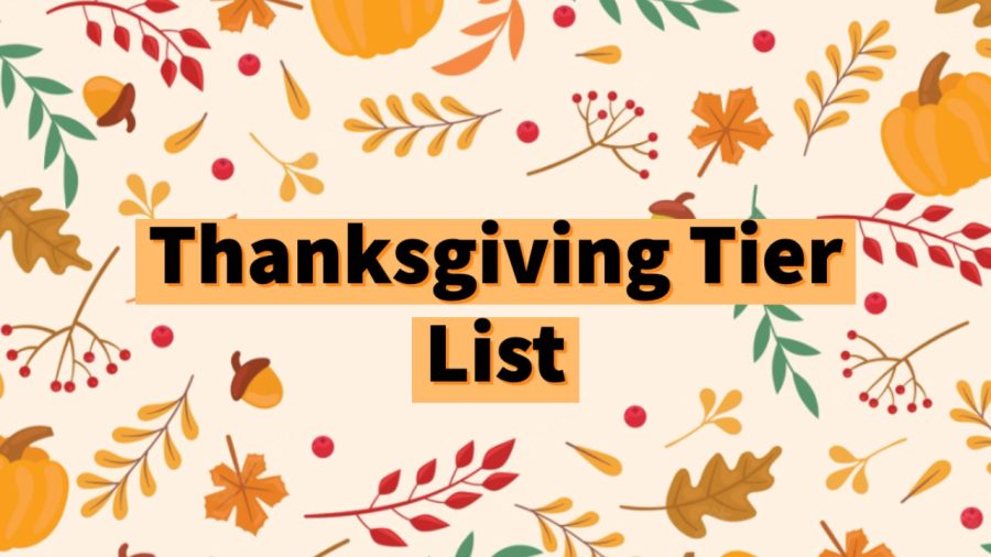 Tier list: favorite Thanksgiving foods