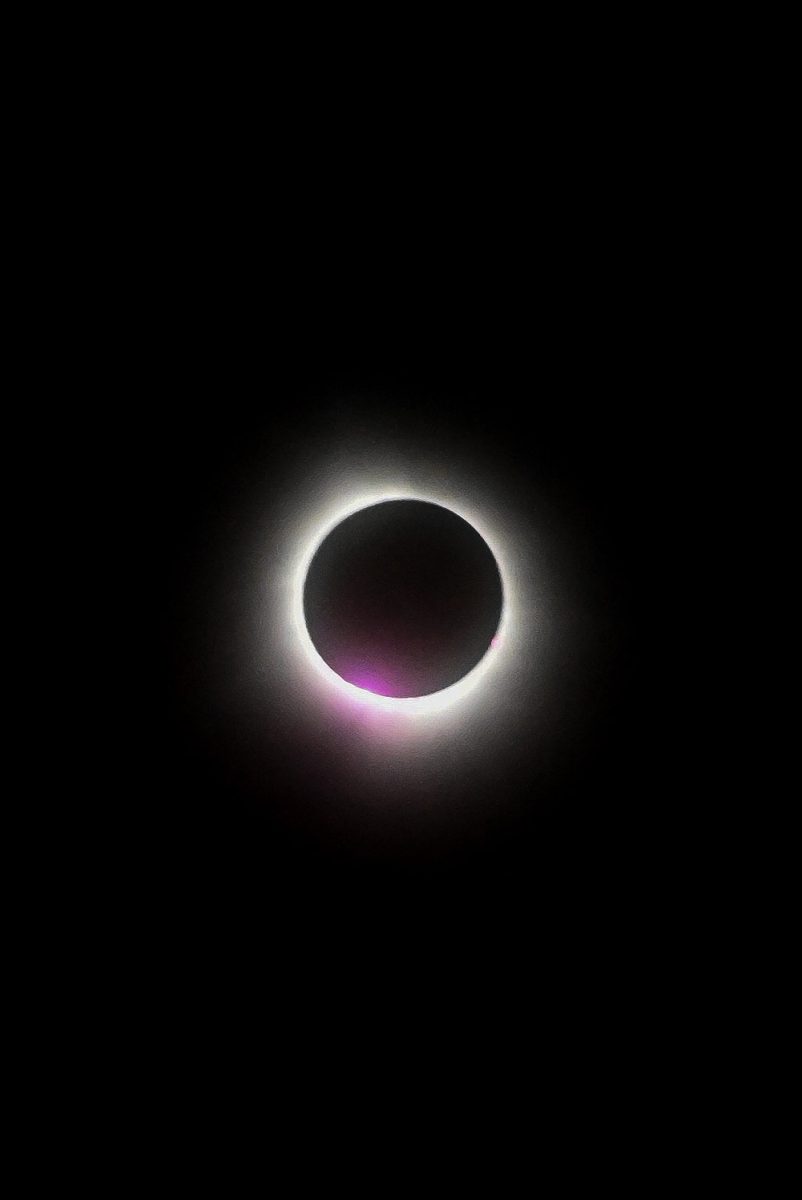 The total solar eclipse viewed from Delaware.