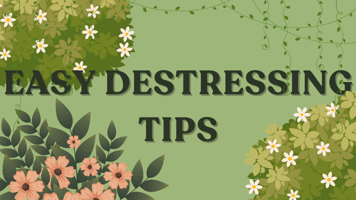 Some easy and less well-known destressing tips to start the school year.