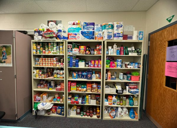 The Hayes Food Pantry is always accepting donations. Students who are interested in utilizing the Pantry should talk with their counselor.