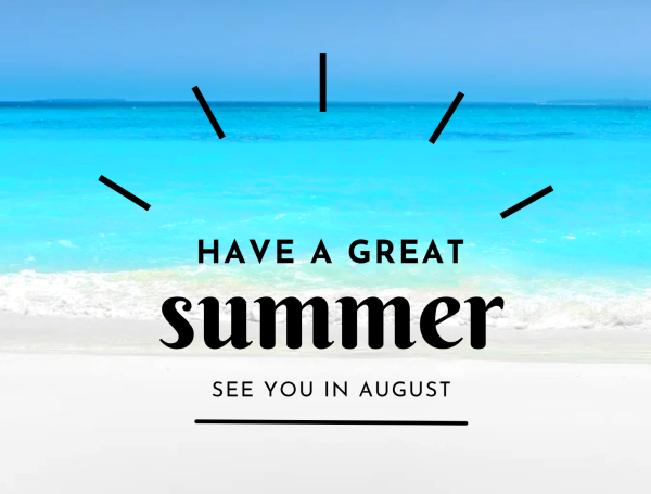 Have a great summer!