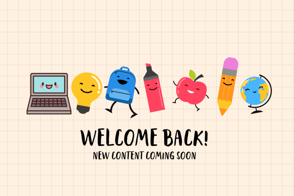 Welcome back students!