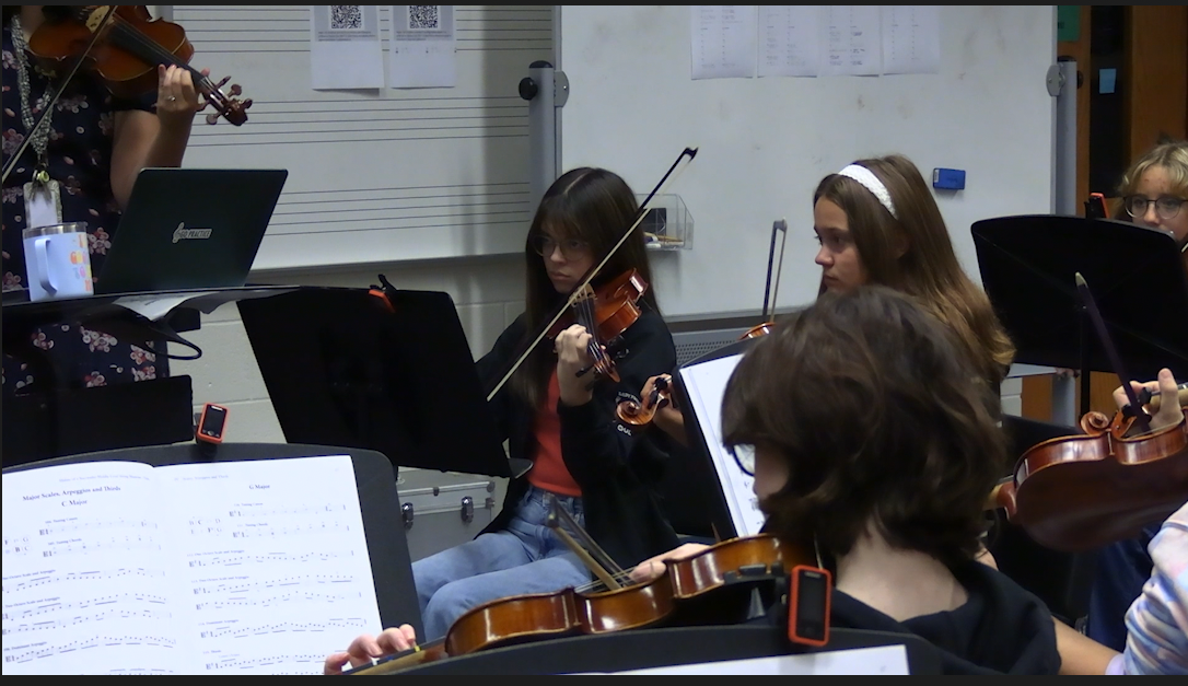 Student leaders of the music program