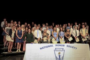 The 2025 National Honors Society induction class.
