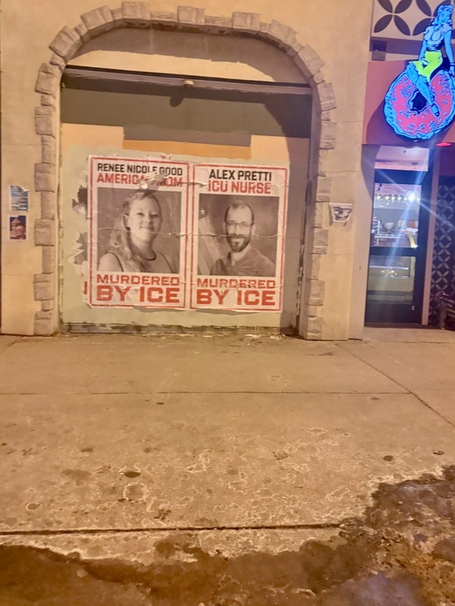 Posters on street in Minneapolis.