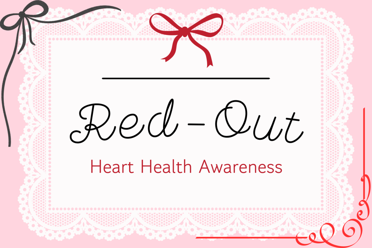 Red-outs are organized movements where people wear red clothing to support a cause, which in this case is CVD & women's heart health.