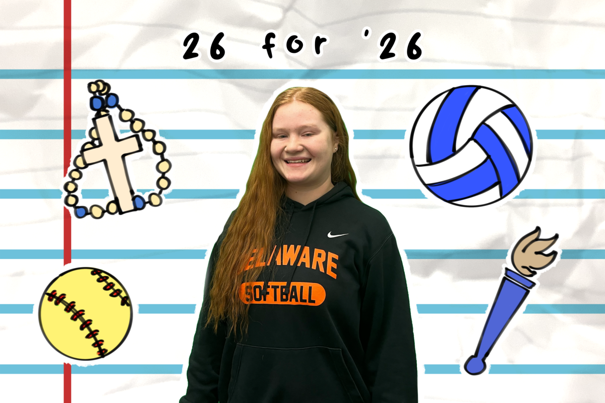 Senior Hannah McAllister is involved in many activities such as volleyball, softball and National Honors Society.