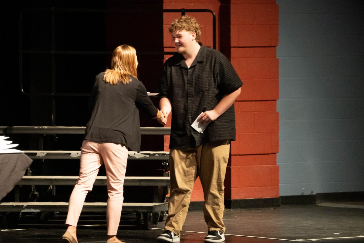 Carson Stroupe was awarded the Smith Elementary PTO scholarship.