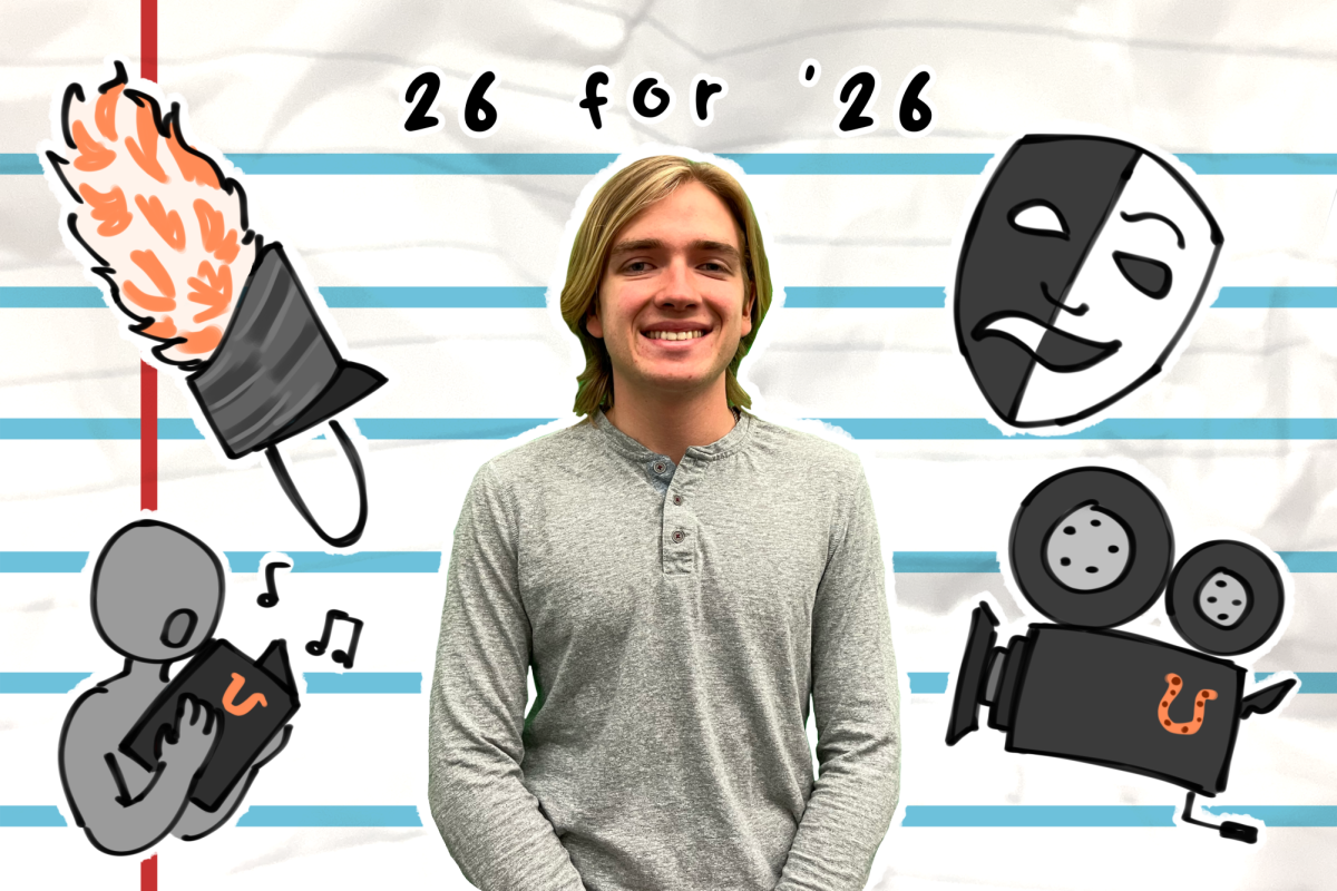 Senior Wyatt Kumpf is involved in numerous extracurricular activities at Hayes.
